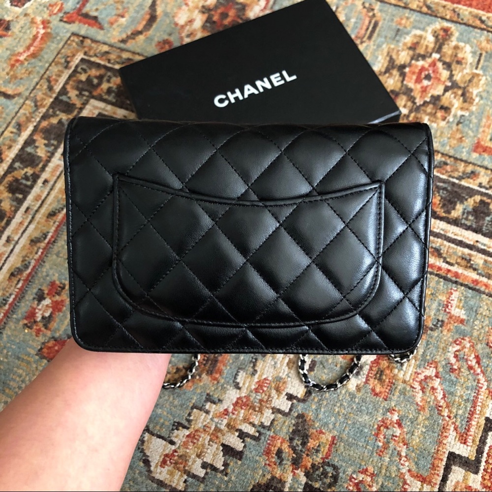 SOLD***Chanel Classic WOC Wallet on Chain Flap Bag - Picture 5 of 12